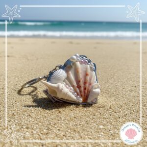 Móc khóa từ vỏ ốc